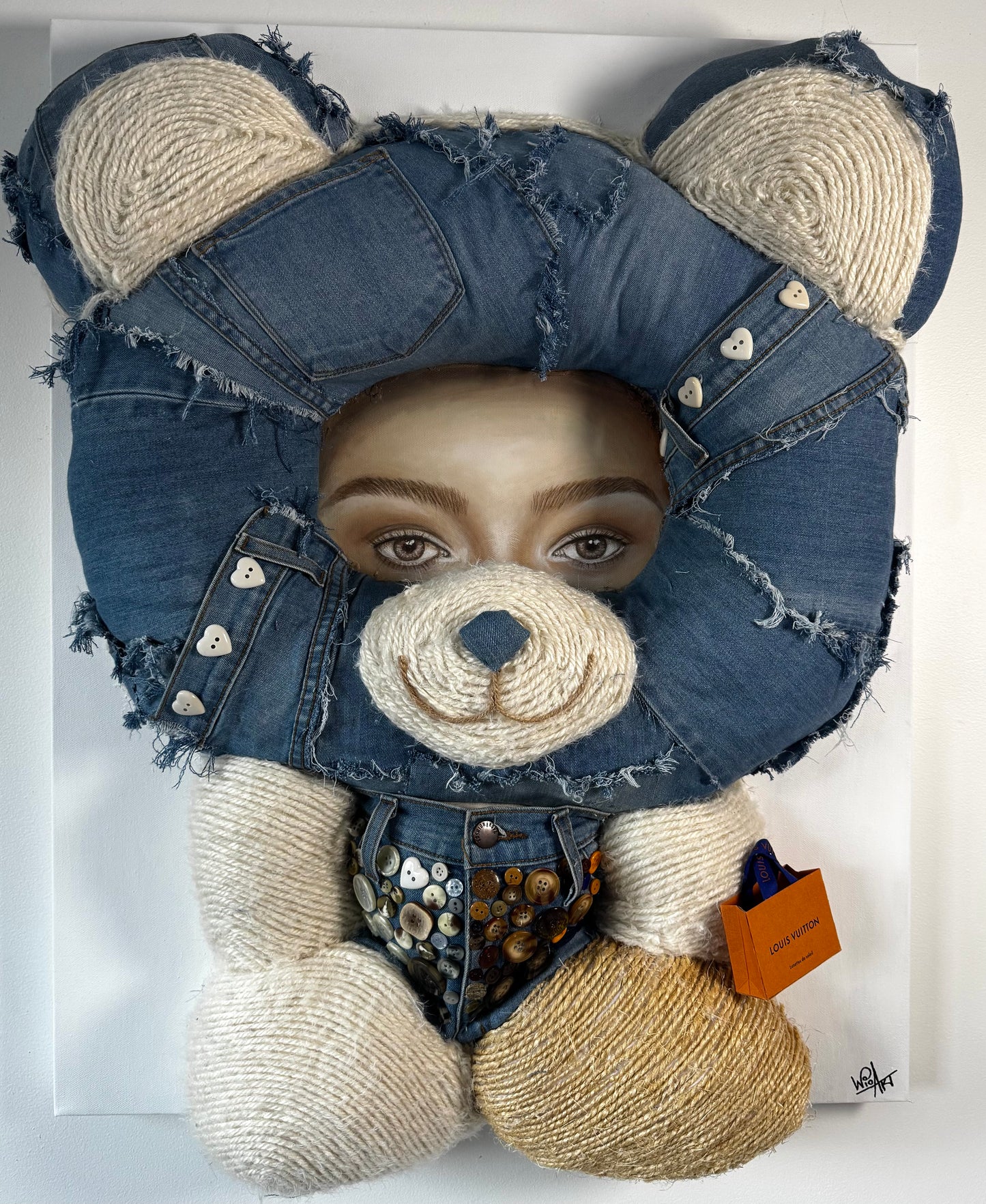 Lucy The Denim Bear 🐻‍❄️